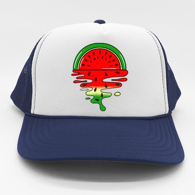 Watermelon Fruit Summer Sunset Trucker Hat