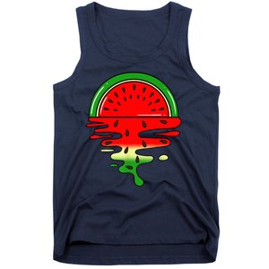 Watermelon Fruit Summer Sunset Tank Top