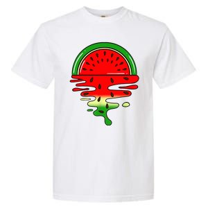 Watermelon Fruit Summer Sunset Garment-Dyed Heavyweight T-Shirt