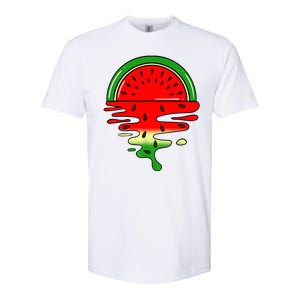 Watermelon Fruit Summer Sunset Softstyle CVC T-Shirt