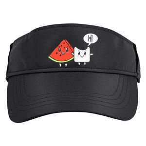 Watermelon Fruit Sugar Hi Funny Saying Adult Drive Performance Visor