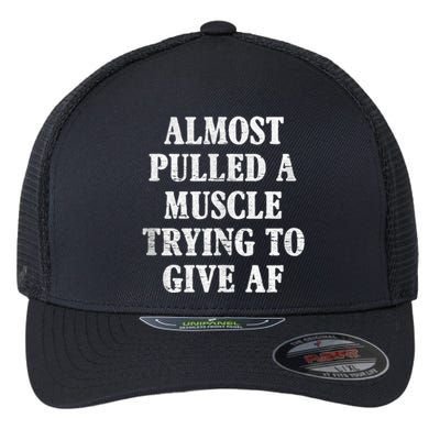 Workout Funny Saying Gym Quote Sarcastic Exercise Fitness Flexfit Unipanel Trucker Cap