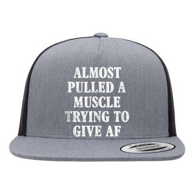 Workout Funny Saying Gym Quote Sarcastic Exercise Fitness Flat Bill Trucker Hat