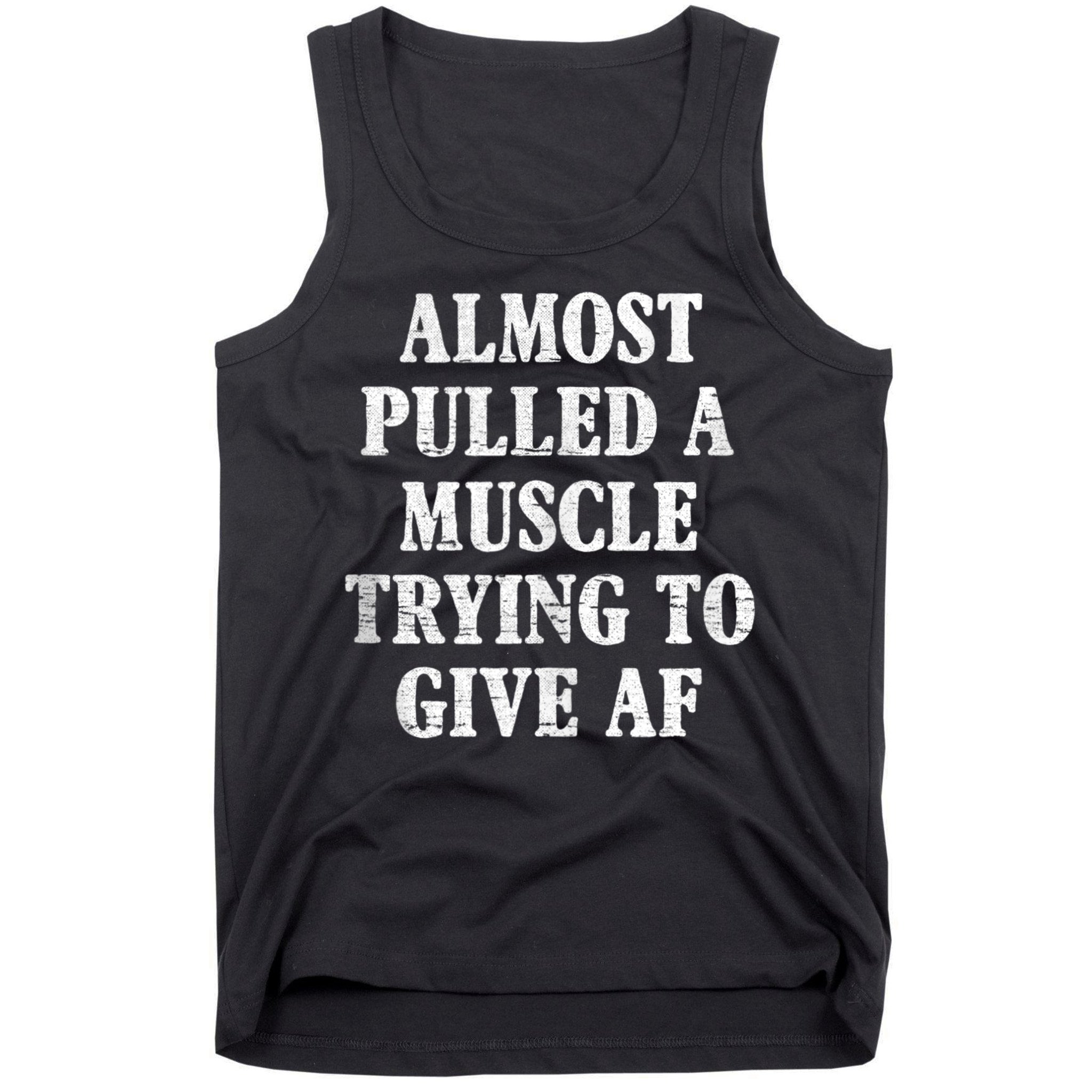 Workout Funny Saying Gym Quote Sarcastic Exercise Fitness Tank Top