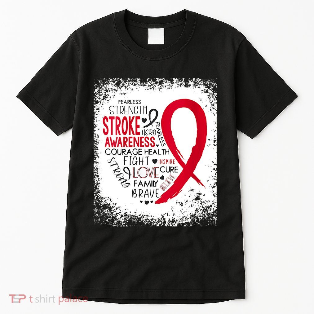 Women Fearless Strength Stroke Awareness Month Stroke Warrior Tall T-Shirt