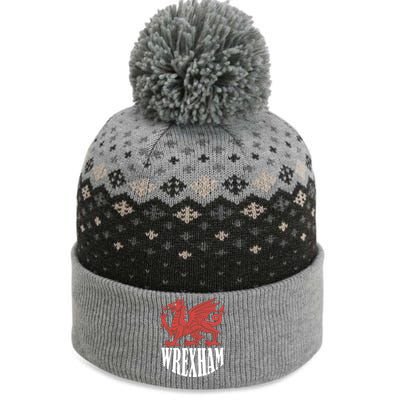 Wrexham Football Soccer Club Wrexham FC 2022 Gift Christmas 2022 The Baniff Cuffed Pom Beanie