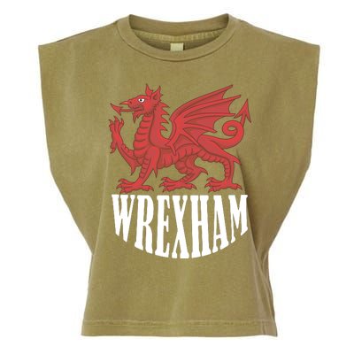 Wrexham Football Soccer Club Wrexham FC 2022 Gift Christmas 2022 Garment-Dyed Women's Muscle Tee