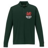 Wrexham Football Soccer Club Wrexham FC 2022 Gift Christmas 2022 Performance Long Sleeve Polo