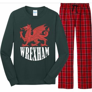 Wrexham Football Soccer Club Wrexham FC 2022 Gift Christmas 2022 Long Sleeve Pajama Set