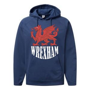 Wrexham Football Soccer Club Wrexham FC 2022 Gift Christmas 2022 Performance Fleece Hoodie