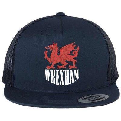 Wrexham Football Soccer Club Wrexham FC 2022 Gift Christmas 2022 Flat Bill Trucker Hat