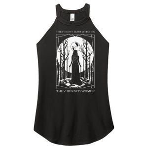 Witch Feminist They DidnT Burn Witches They Burned Women's Perfect Tri Rocker Tank