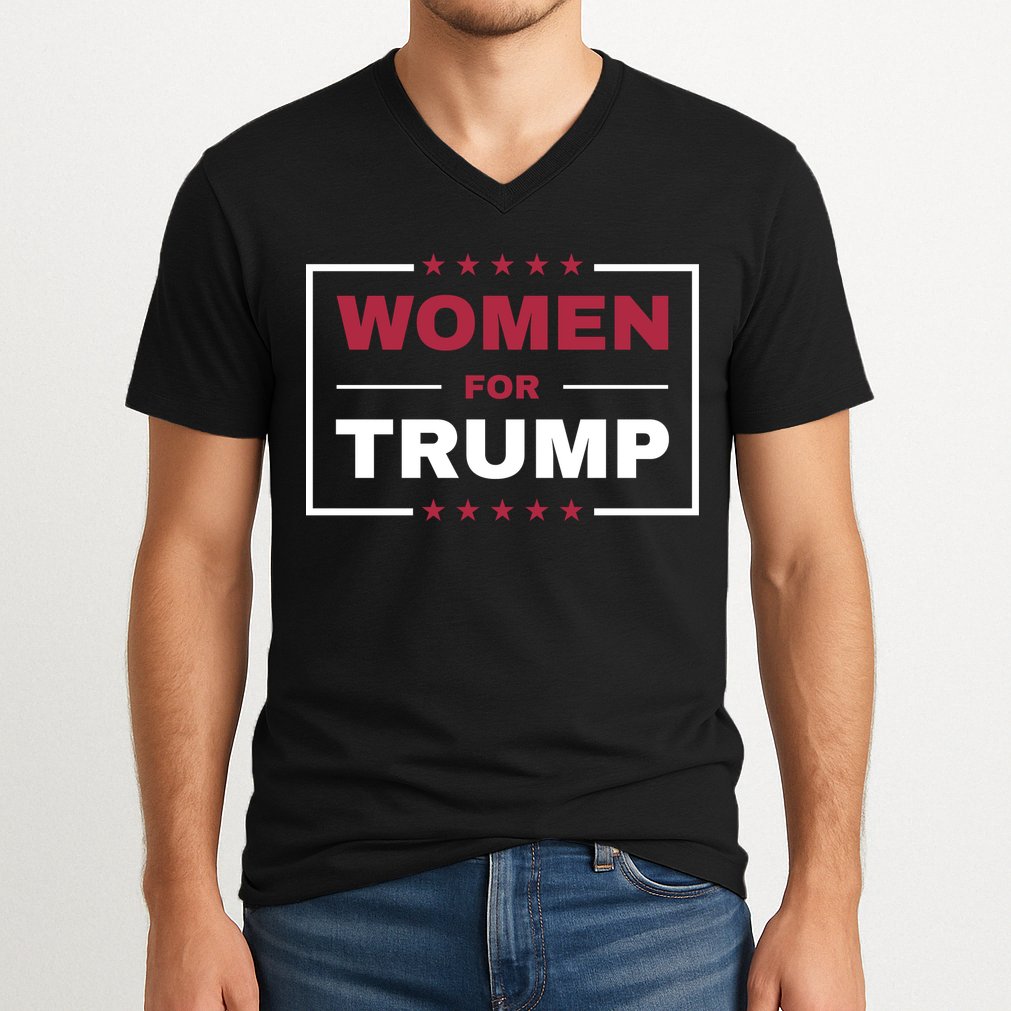 Women For Trump V-Neck T-Shirt