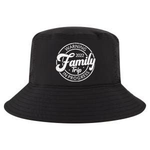 Warning Family Trip In Progress Matching Family Vacation Gift Cool Comfort Performance Bucket Hat