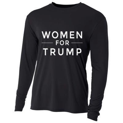Women For Trump 2020 Cooling Performance Long Sleeve Crew
