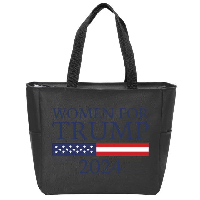 Women For Trump 2024 Zip Tote Bag
