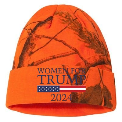 Women For Trump 2024 Kati Licensed 12" Camo Beanie