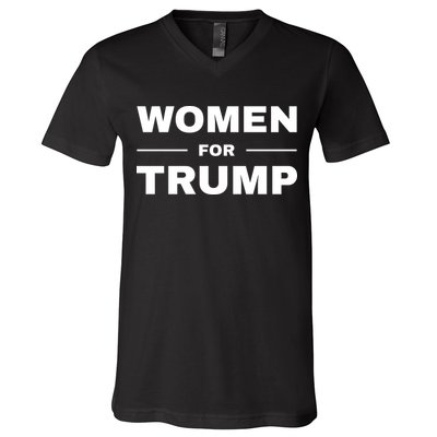 Women For Trump V-Neck T-Shirt