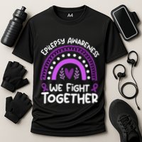 We Fight Together Epilepsy Awareness Epilepsy Cooling Performance Crew T-Shirt