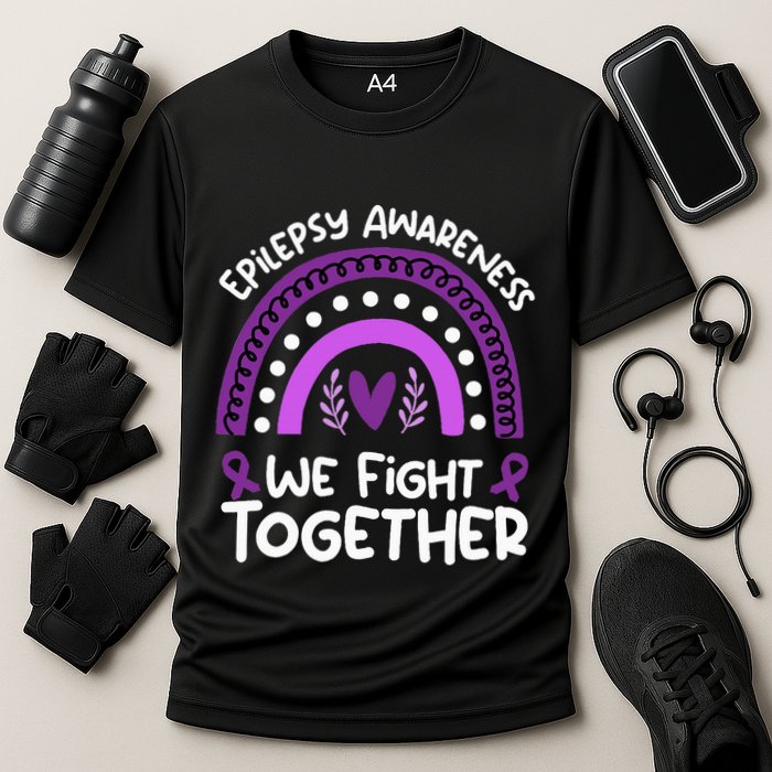 We Fight Together Epilepsy Awareness Epilepsy Cooling Performance Crew T-Shirt