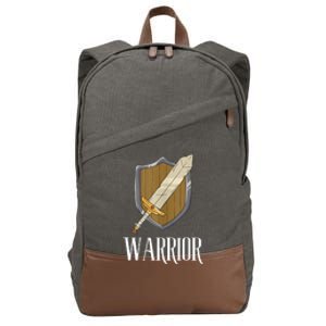 Warrior Fantasy Tabletop RPG MMORPG RPG Gamer Cotton Canvas Backpack