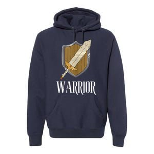 Warrior Fantasy Tabletop RPG MMORPG RPG Gamer Premium Hoodie