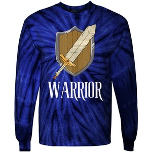 Warrior Fantasy Tabletop RPG MMORPG RPG Gamer Tie-Dye Long Sleeve Shirt