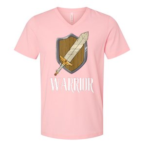 Warrior Fantasy Tabletop RPG MMORPG RPG Gamer V-Neck T-Shirt