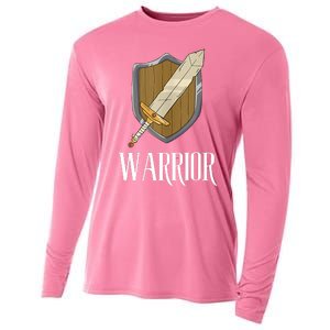 Warrior Fantasy Tabletop RPG MMORPG RPG Gamer Cooling Performance Long Sleeve Crew