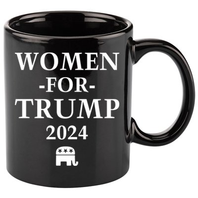 Women For Trump 2024 11oz C Handle Ceramic Mug