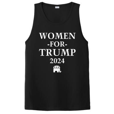 Women For Trump 2024 PosiCharge Competitor Tank