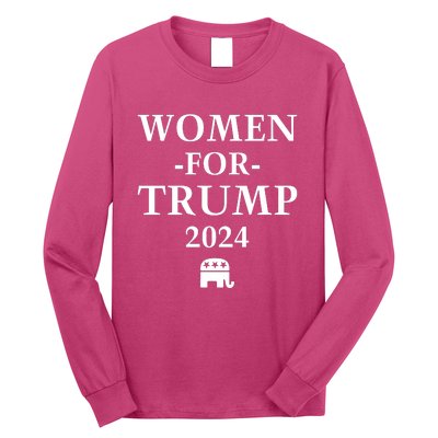 Women For Trump 2024 Long Sleeve Shirt