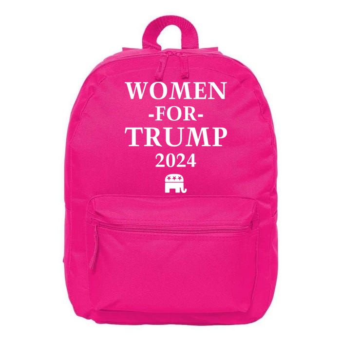 Women For Trump 2024 16 in Basic Backpack