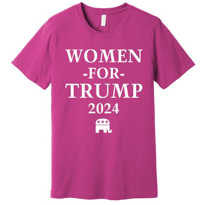 Women For Trump 2024 Premium T-Shirt