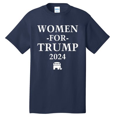 Women For Trump 2024 Tall T-Shirt