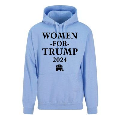 Women For Trump 2024 Unisex Surf Hoodie