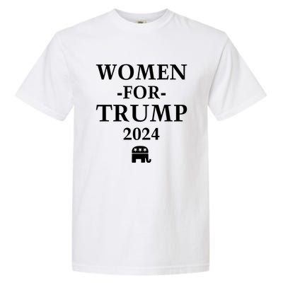 Women For Trump 2024 Garment-Dyed Heavyweight T-Shirt