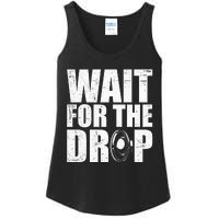 Wait For The Drop I Dubstep Bass Subwoofer Dance Music Ladies Essential Tank