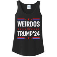 Weirdos For Trump 24 Funny Sarcastic Saying Ladies Essential Tank