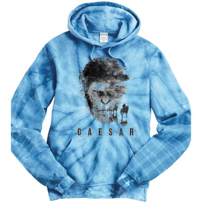 War For The Planet Of The Apes Monochrome Caesar & Riders Tie Dye Hoodie