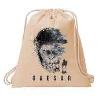 War For The Planet Of The Apes Monochrome Caesar & Riders Drawstring Bag
