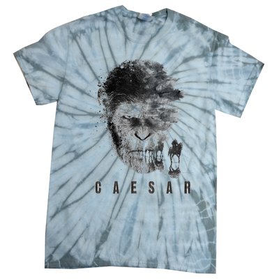 War For The Planet Of The Apes Monochrome Caesar & Riders Tie-Dye T-Shirt