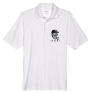 War For The Planet Of The Apes Monochrome Caesar & Riders Men's Origin Performance Pique Polo