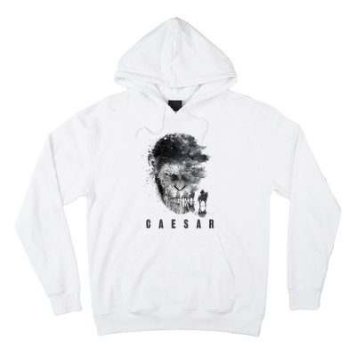 War For The Planet Of The Apes Monochrome Caesar & Riders Hoodie