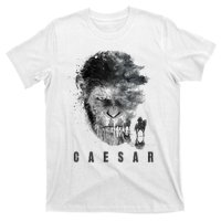 War For The Planet Of The Apes Monochrome Caesar & Riders T-Shirt