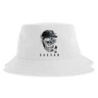 War For The Planet Of The Apes Monochrome Caesar & Riders Sustainable Bucket Hat