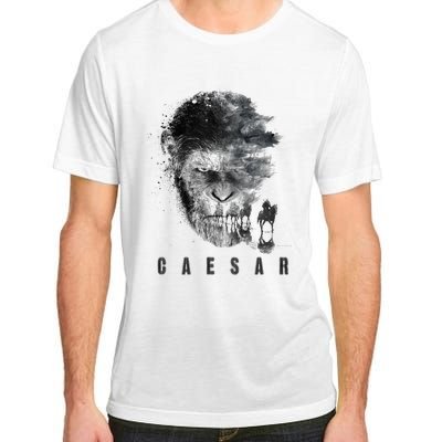 War For The Planet Of The Apes Monochrome Caesar & Riders Adult ChromaSoft Performance T-Shirt