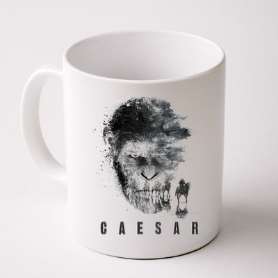 War For The Planet Of The Apes Monochrome Caesar & Riders Mug