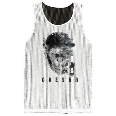 War For The Planet Of The Apes Monochrome Caesar & Riders Mesh Reversible Basketball Jersey Tank