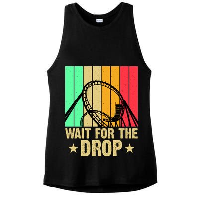 Wait For The Drop Ladies PosiCharge Tri-Blend Wicking Tank